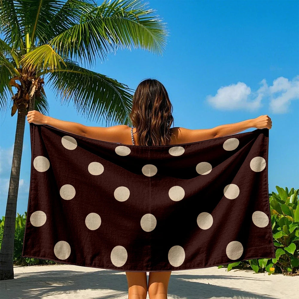 Sandy Dots beach towel