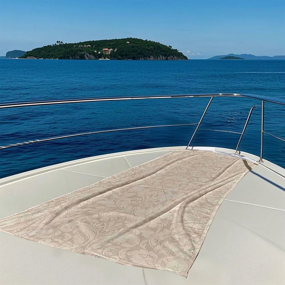 Sandy beach towel